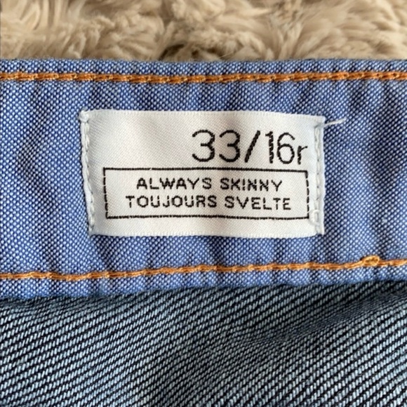 Gap always skinny indigo jeans sz 16 in EUC - Picture 6 of 6